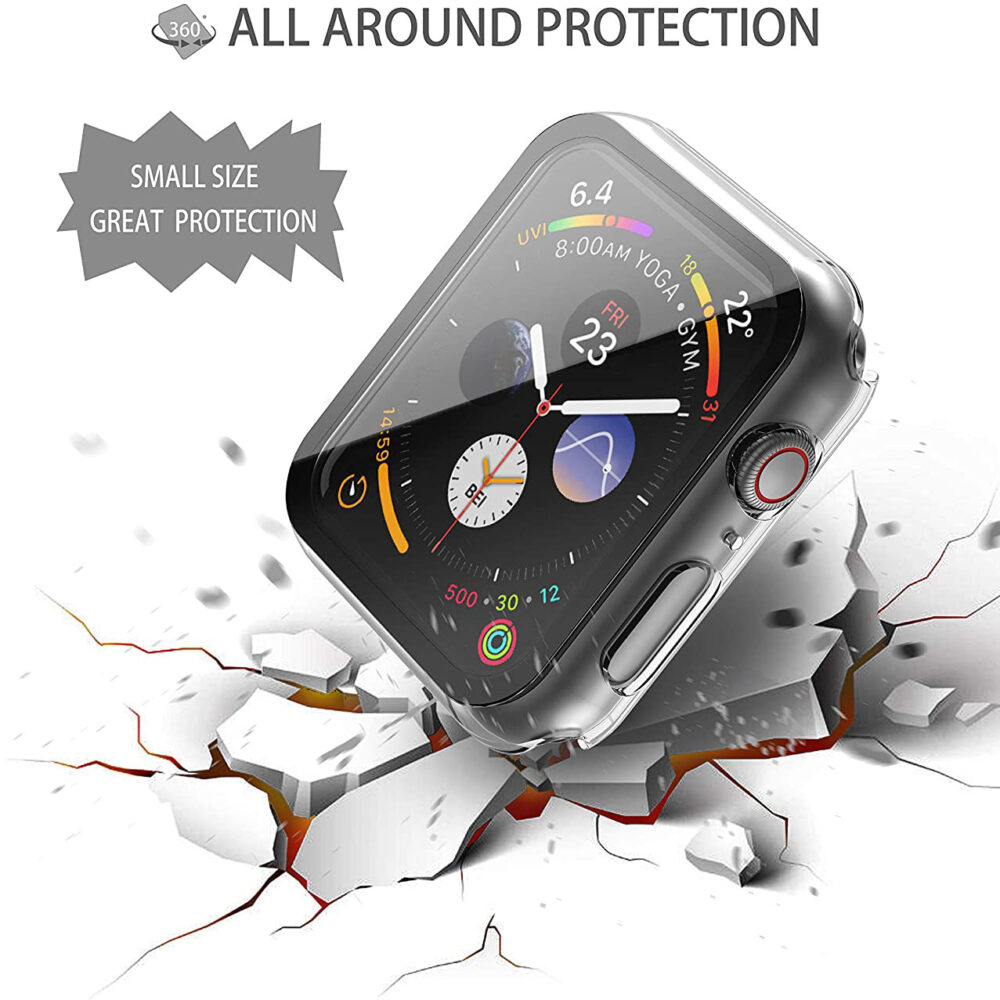 2-Pack: Hard PC Case with Tempered Glass Screen Protector - Image 4