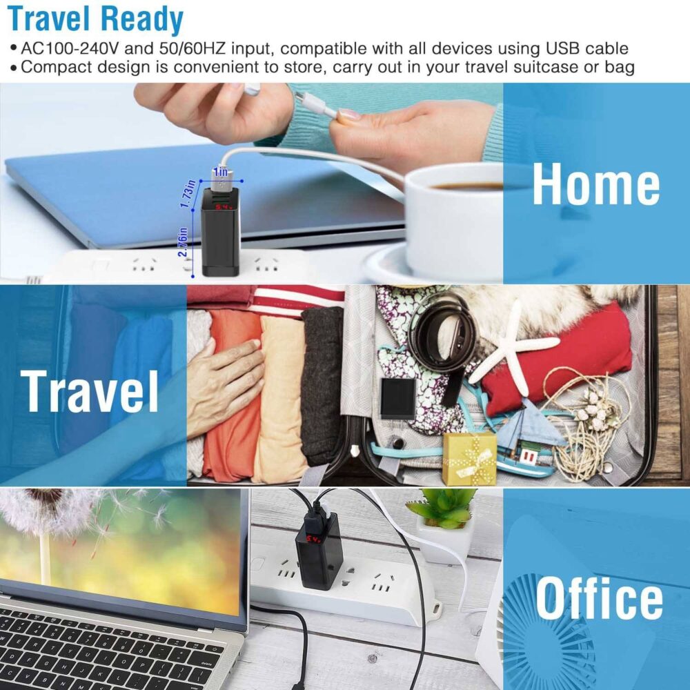 3-Pack: 3-Port USB Wall Charger - Image 8