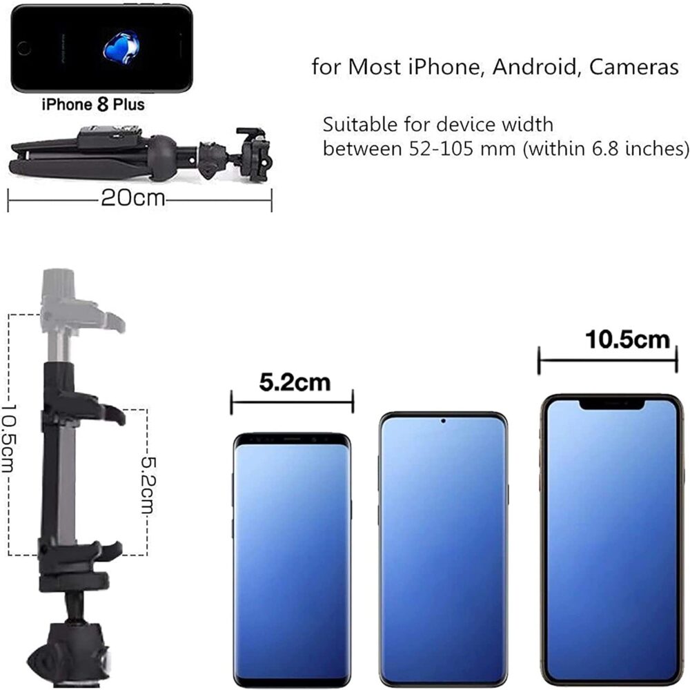 Aluminum Alloy Selfie Stick Phone Tripod - Image 4