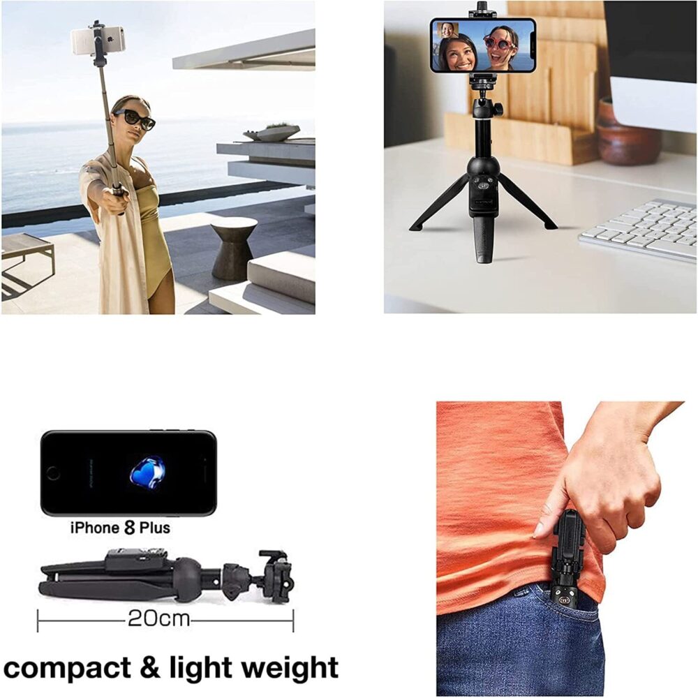 Aluminum Alloy Selfie Stick Phone Tripod - Image 6