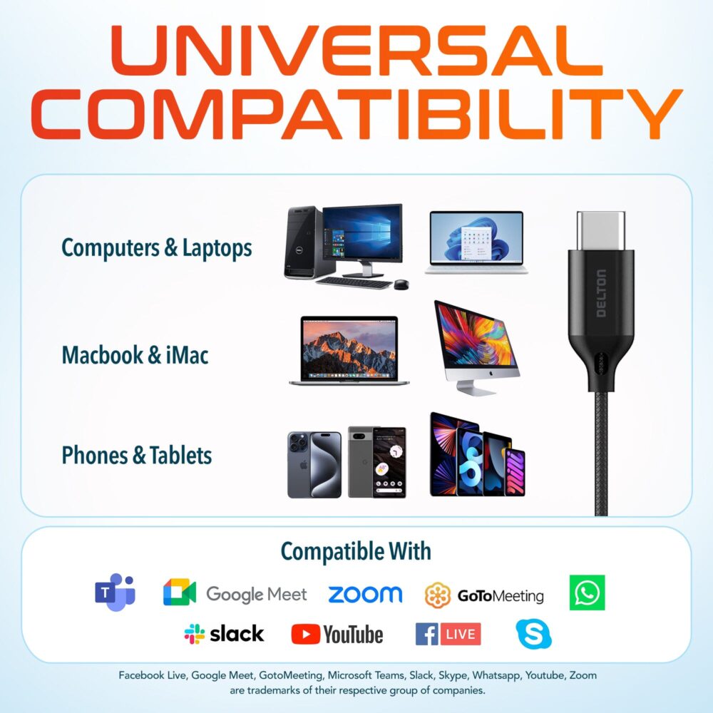 Delton 15EC Computer Earbuds with Microphone - Image 5