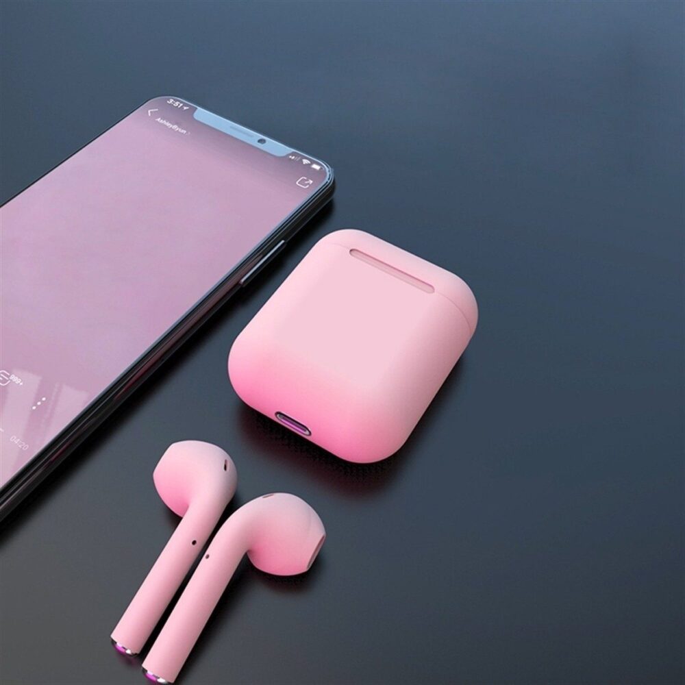Rubber Matte Wireless Earbuds and Charging Case - Image 3