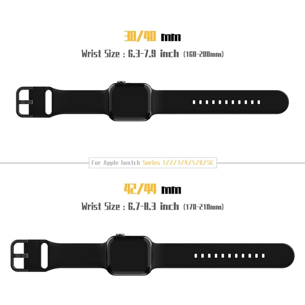 Soft Silicone Sport Wristbands Replacement Strap with Classic Clasp - Image 12